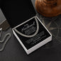 To My Husband-Cuban Link Chain-Anniversary Gift-Husband Birthday