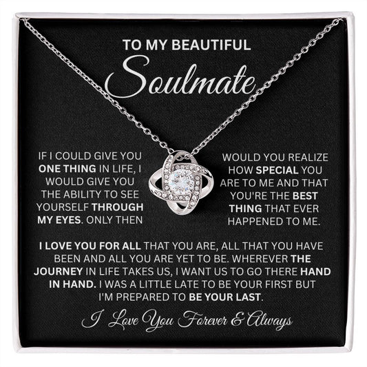 To MySoulmate | Love & Light - Love Knot Necklace