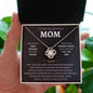 To My Beautiful Mom, Love Knot Necklace