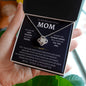 To My Beautiful Mom, Love Knot Necklace