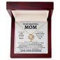 TO MY BEAUTIFUL MOM, LOVE KNOT NECKLACE