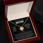 To My Beautiful Mom, Love Knot Necklace