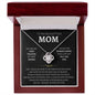 To My Beautiful Mom, Love Knot Necklace
