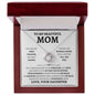 TO MY BEAUTIFUL MOM, LOVE KNOT NECKLACE