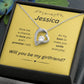 Will You Be My Girlfriend Gift-Forever Love Necklace
